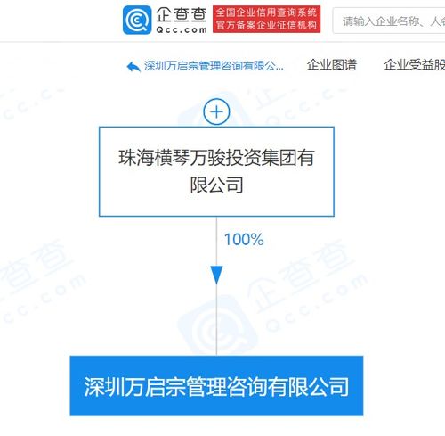 万科关联企业拓展服务新版图，新设企业管理与信息咨询公司
